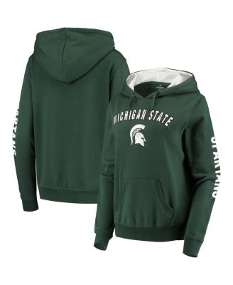 Women's Green Michigan State Spartans Loud and Proud Pullover Hoodie
