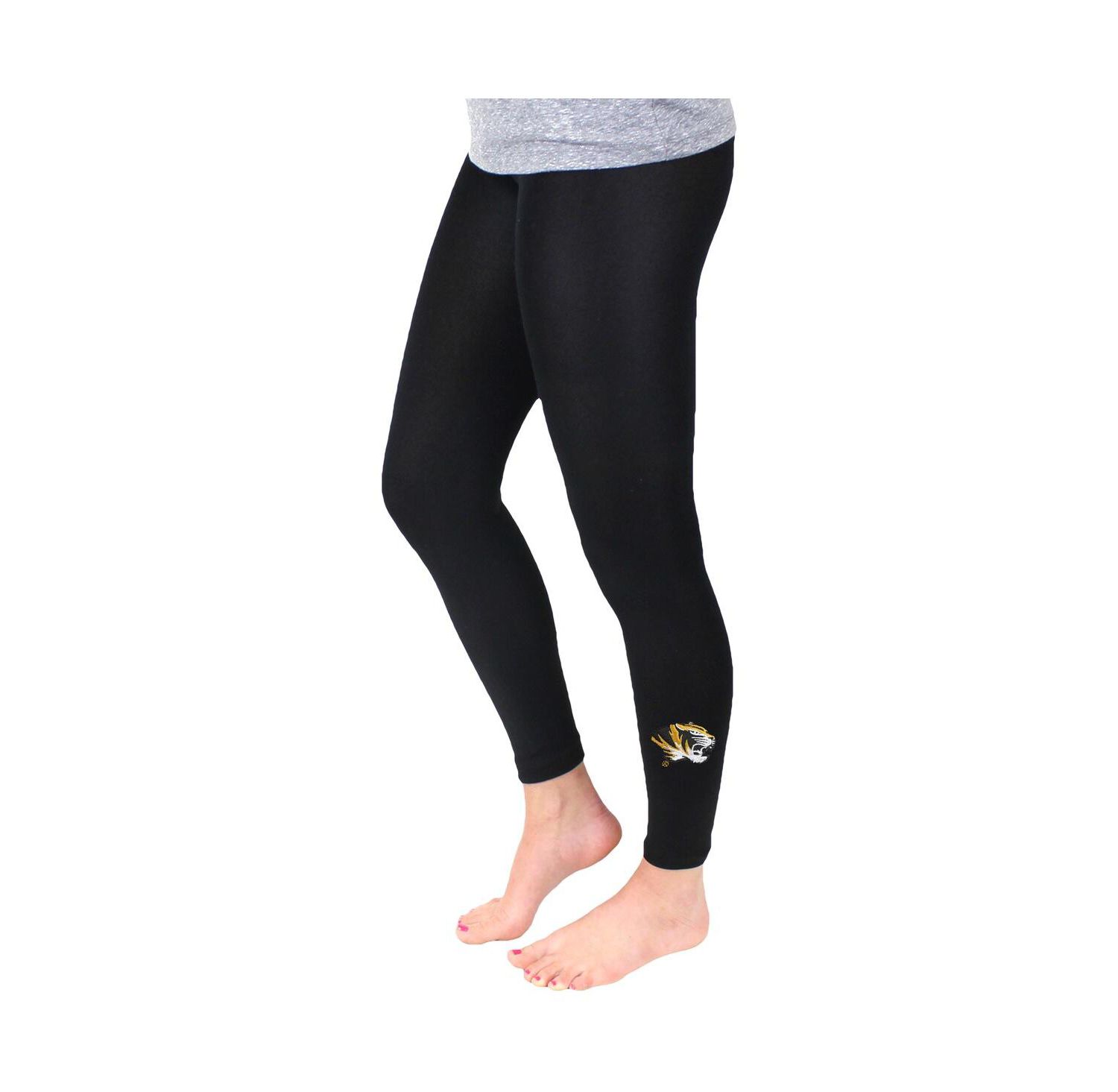 Women's Black Missouri Tigers Fleece Leggings