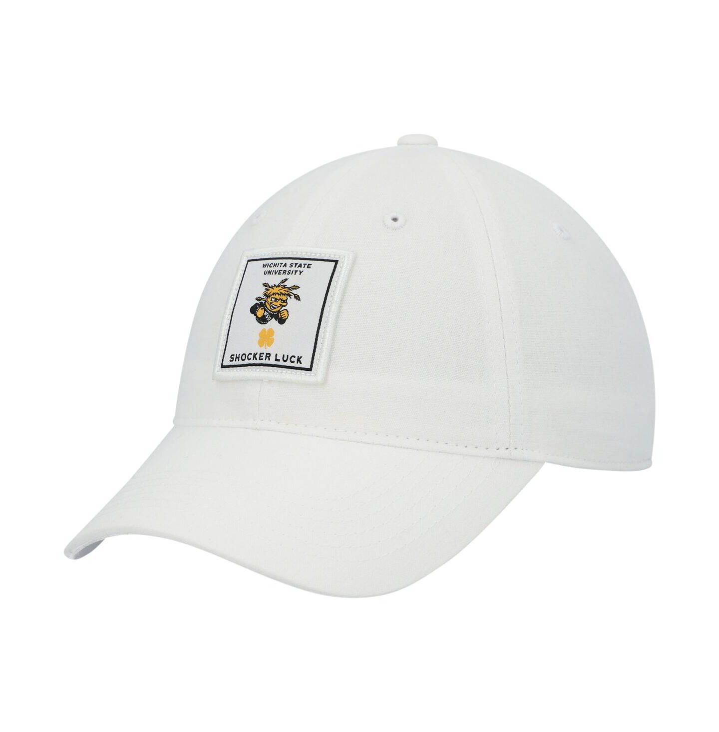 Мужская кепка Black Clover White Wichita State Shockers Dream Adjustable Hat — фото 2