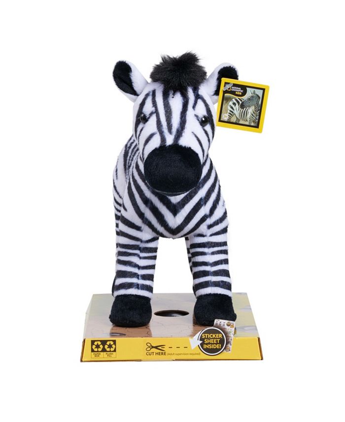 National Geographic Small Plush Zebra Macy's