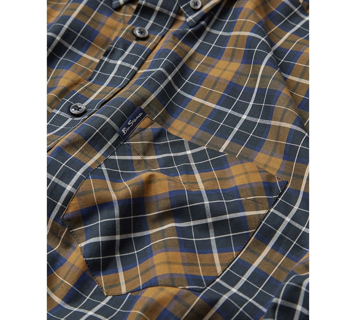 Ben Sherman Men's Classic Check-Print Shirt
