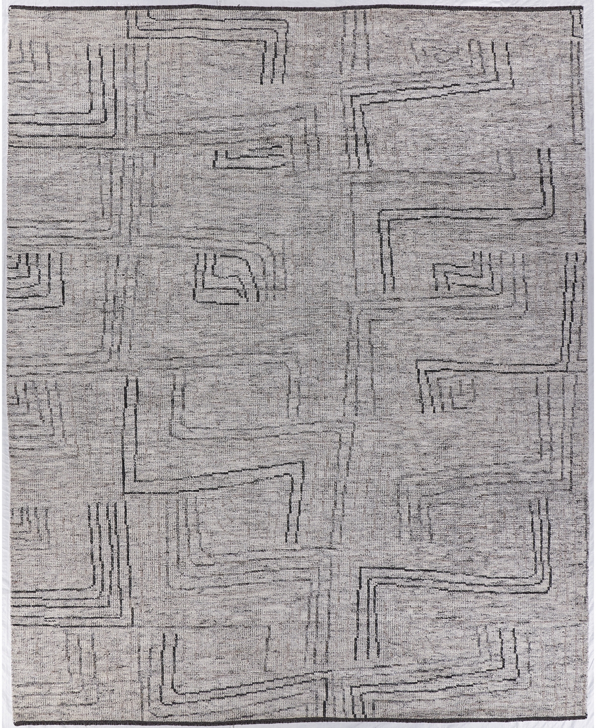 Exquisite Rugs Aldridge MAR4807 9' x 12' Area Rug - Ivory, Gray