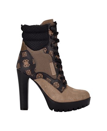 women's talore heeled hikers lug sole lace up bootie