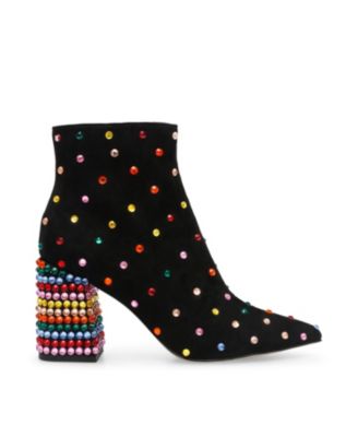 Betsey Johnson Women's Kaydence Block Heel Ankle Booties