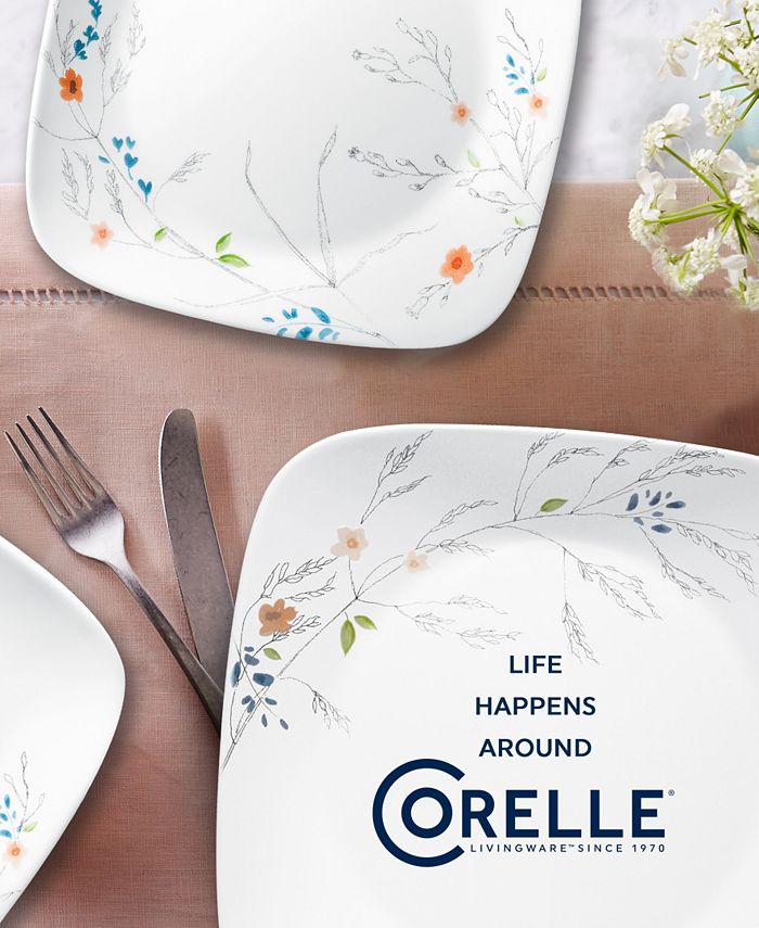 Corelle Adlyn 16 Piece Dinnerware Set, Service for 4 Macy's