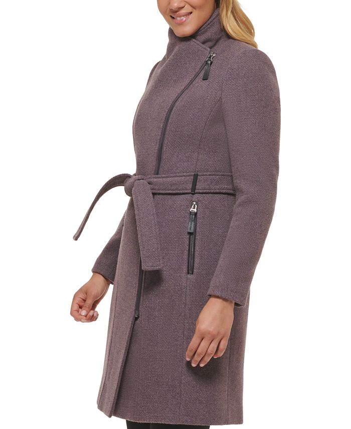 Calvin Klein Women's Belted Wrap Coat, Created for Macy's & Reviews Coats & Jackets Women