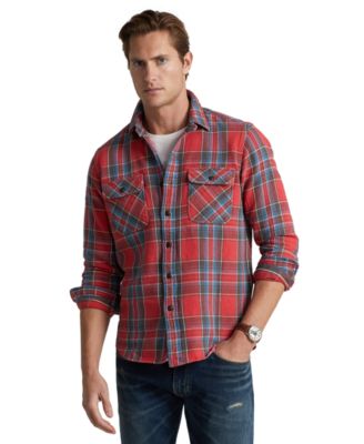 Polo Ralph Lauren - Men's Classic-Fit Plaid Brushed Twill Shirt