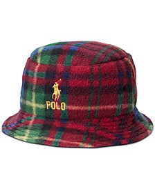 Men's Plaid Fleece Bucket Hat