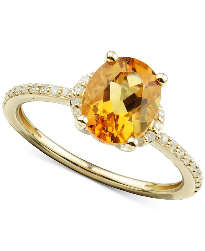 Macy's citrine ring outlet