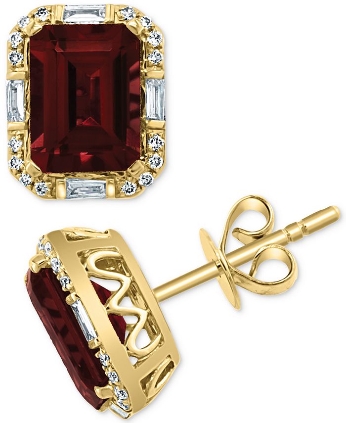 Kohls garnet earrings