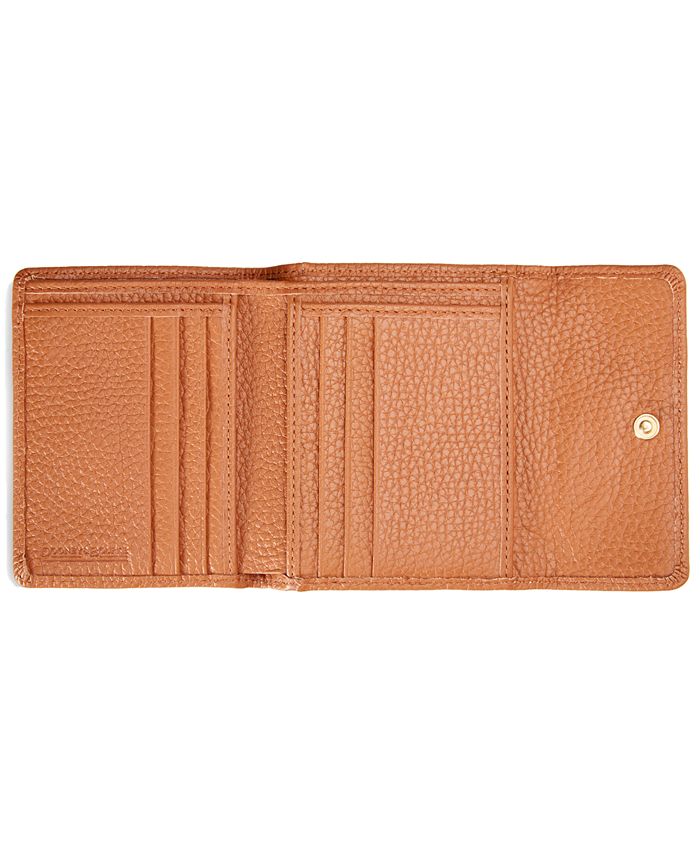 Dooney & Bourke Small Flap Pebble Leather Wallet