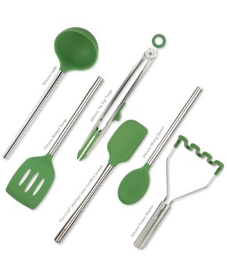 6-Pc. Silicone-Head Kitchen Utensil Set