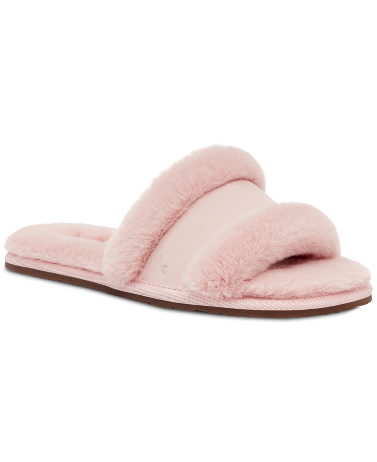 Women's Milo Peep-Toe Slip On Sandals - Peach Whip