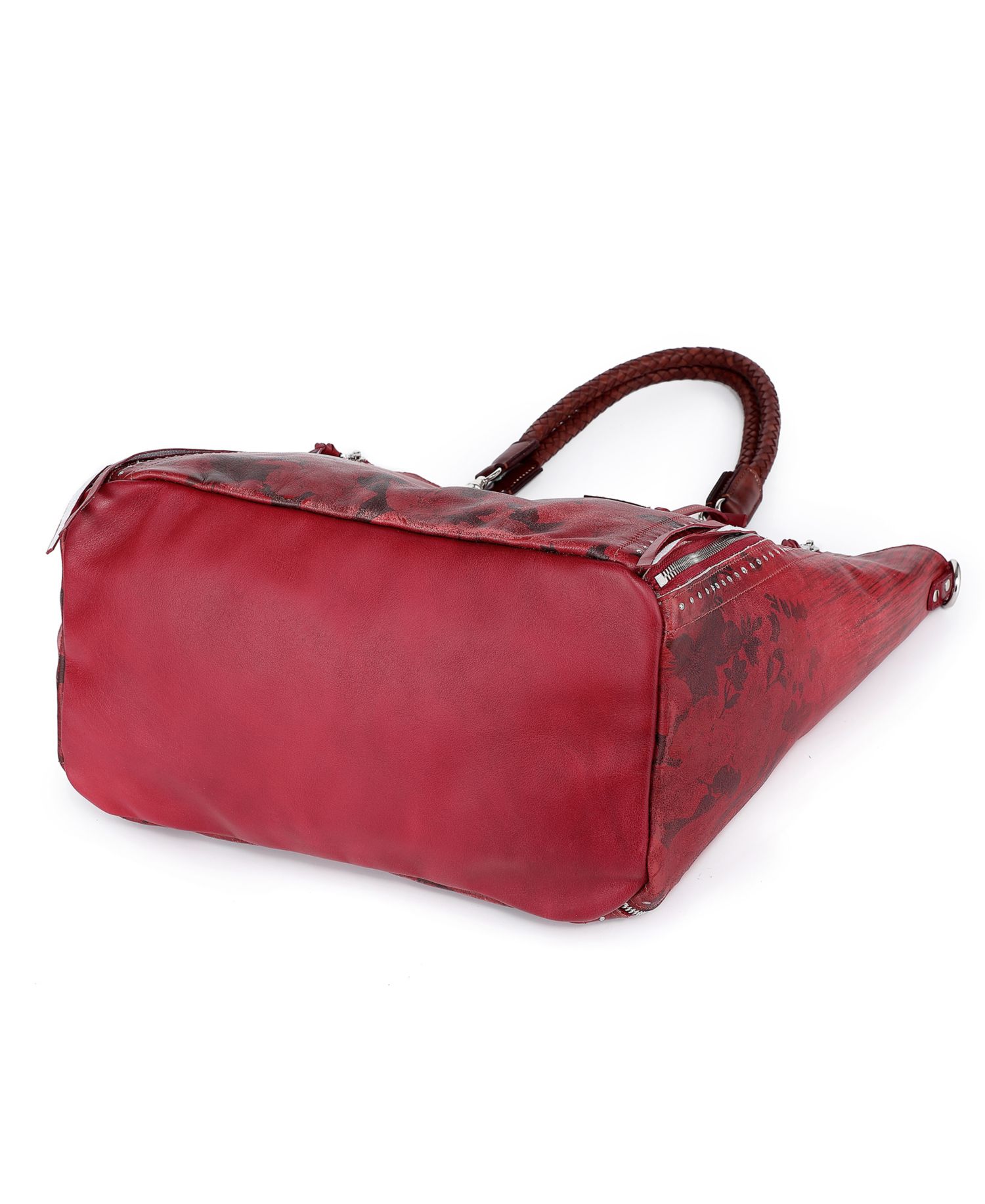 Women's Barracuda Hand Painted Clasp Closure Tote Bag