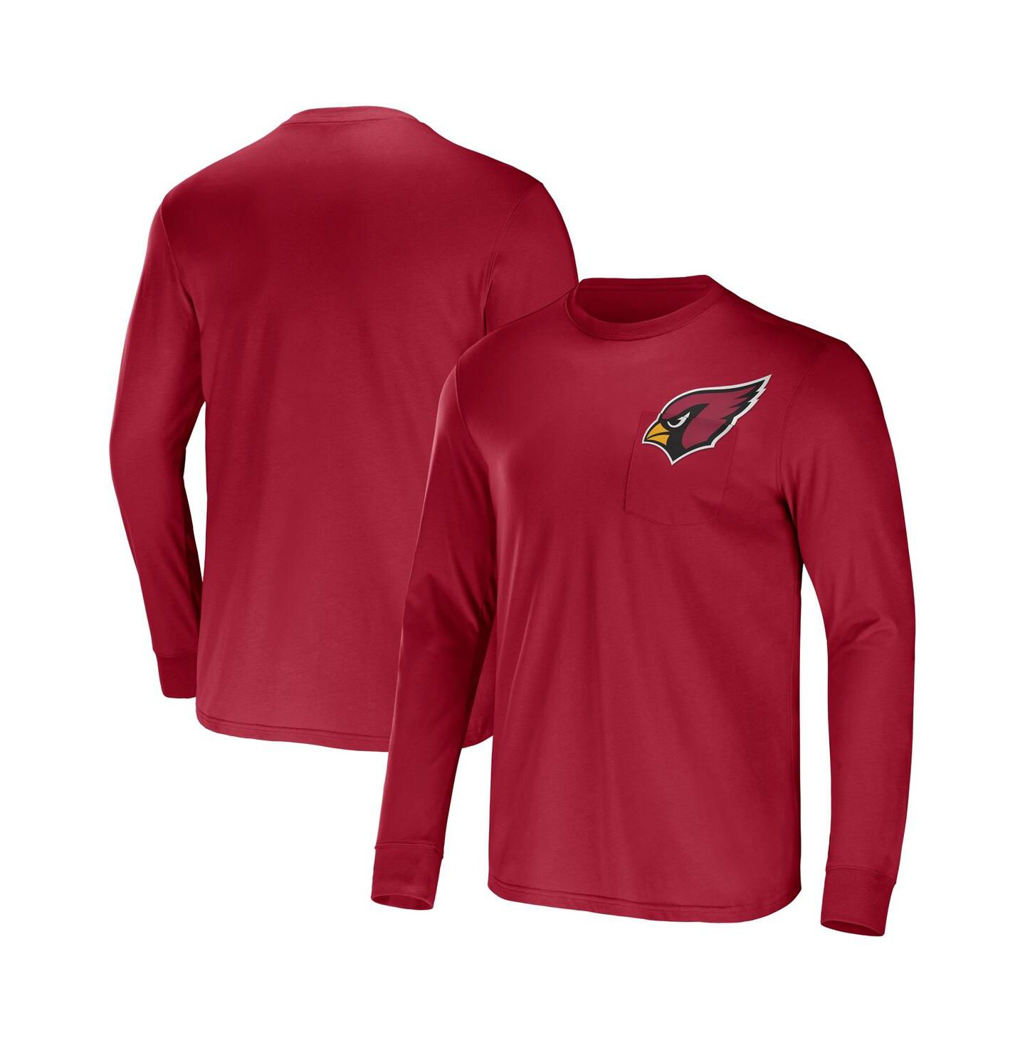 Мужская футболка Fanatics NFL x Darius Rucker Collection by Cardinal Arizona Cardinals Team Long Sleeve — фото 1