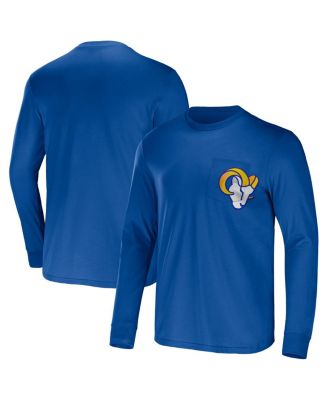 Men's NFL x Darius Rucker Collection by Royal Los Angeles Rams Team Long Sleeve T-shirt