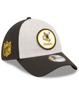 Pittsburgh Steelers Official NFL 39Thirty Stretch Fit Gold Stitched Cap