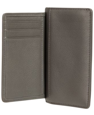 Women's Basket Weave Collection RFID Secure Card Case and Coin Pocket