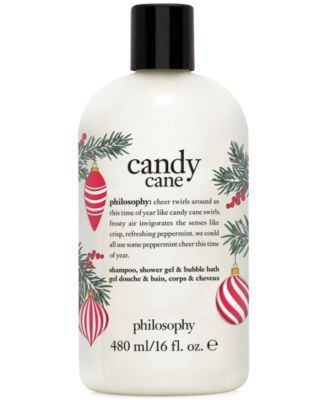 Candy Cane Shampoo, Shower Gel & Bubble Bath, 16 oz.