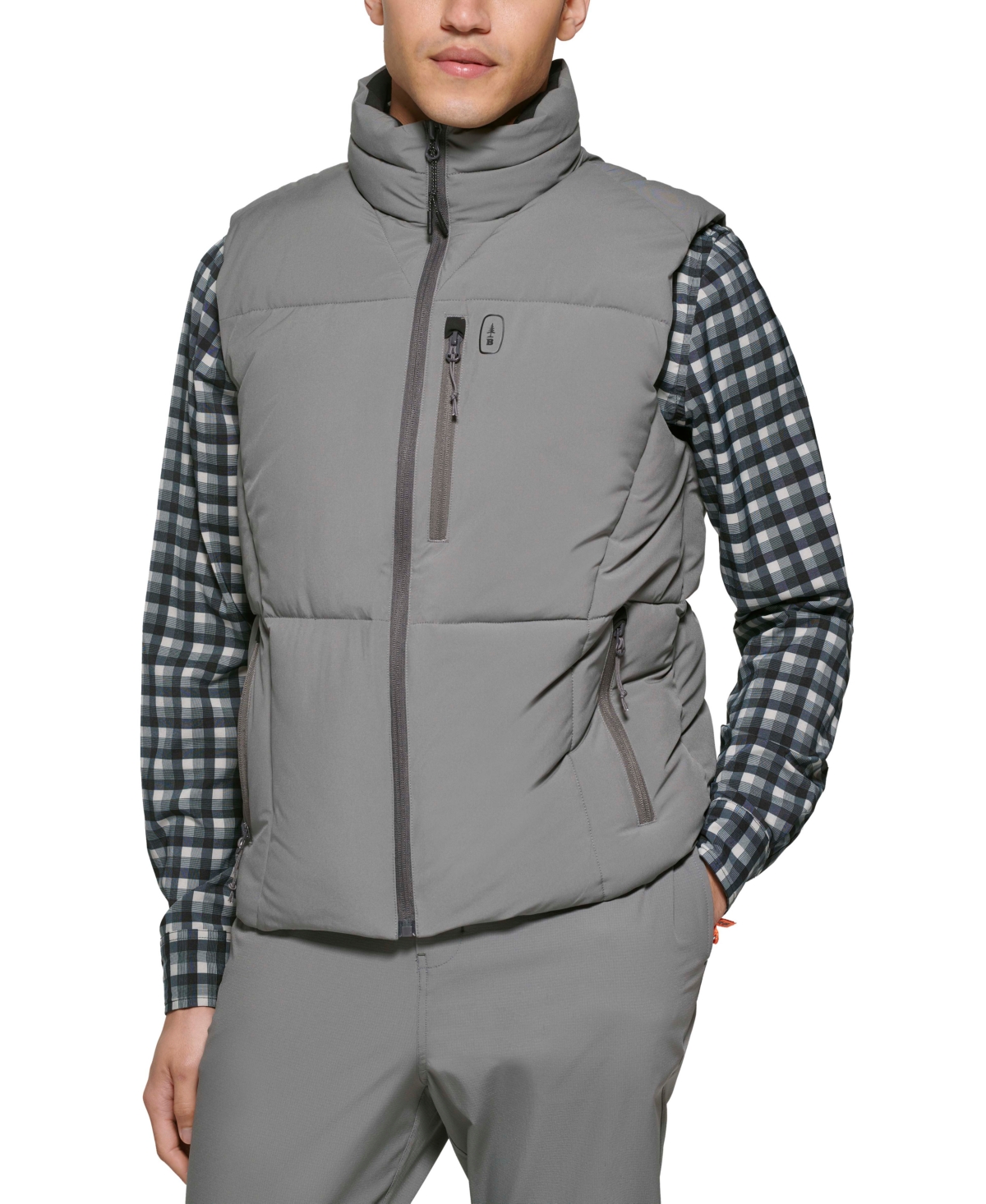 Men's Glacier Quilted Full-Zip Hiking Vest - Carafe