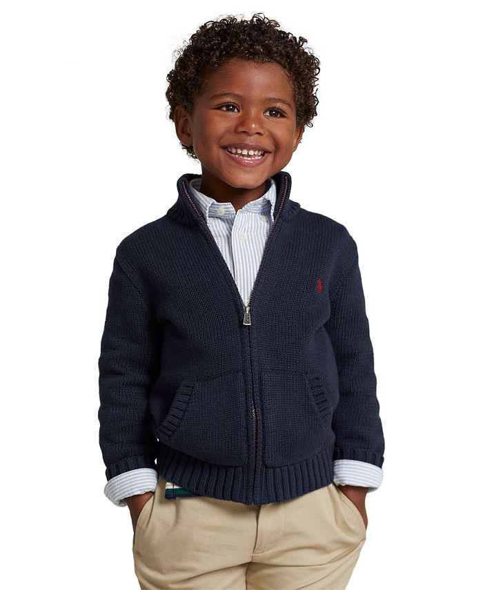 Polo Ralph Lauren Toddler Boys FullZip Sweater Macy's