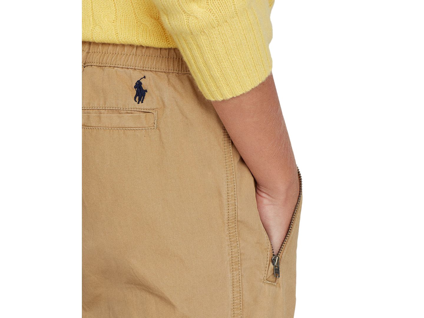 Брюки Polo Ralph Lauren Poplin Drawstring Joggers для мальчиков, цвет: Верблюжий — фото 4