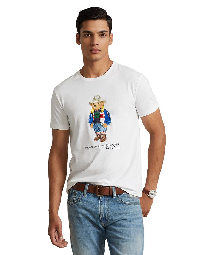 Polo Ralph Lauren Men's ClassicFit Polo Bear Jersey TShirt Macy's