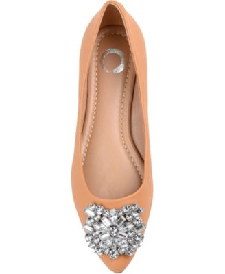 Women's Renzo Jewel Embellished Pointed Toe Flats