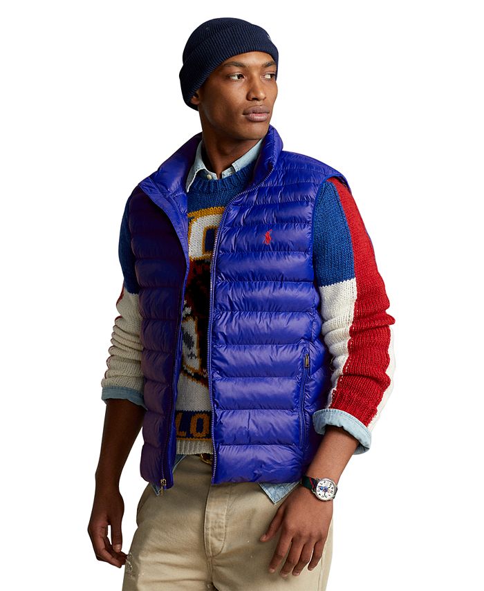 Polo Ralph Lauren Men's Packable Quilted Vest & Reviews - Coats & Jackets -  Men - Macy's