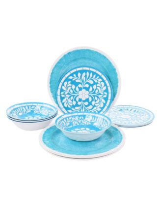 Rebecca Melamine 12 Pc. Dinnerware Set, Service for 4