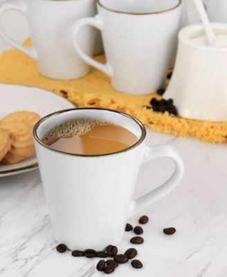 Alejandro Gold-Tone Mugs, Set of 6