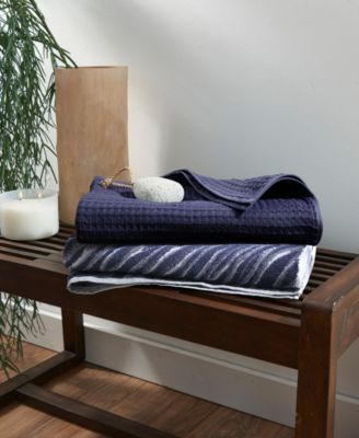 Uchino Shibori Cotton Bath Towel, 30" x 60"