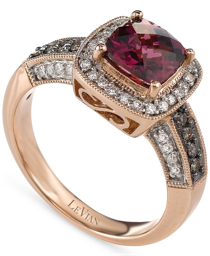 Le Vian Raspberry Rhodolite (1-5/8 ct. t.w.) & Diamond (1/3 ct. t.w ...