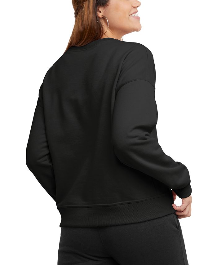Champion Women's Powerblend Fleece Crewneck Sweatshirt Macy's