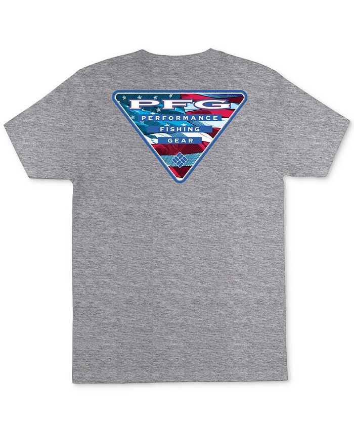 Columbia Men's Performance Fishing Gear Triangle Logo T-Shirt - Macy's