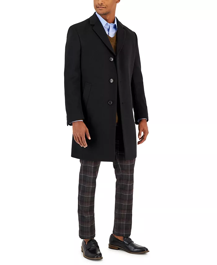 Men's Classic-Fit Camber Wool Overcoat - thumbnail 2