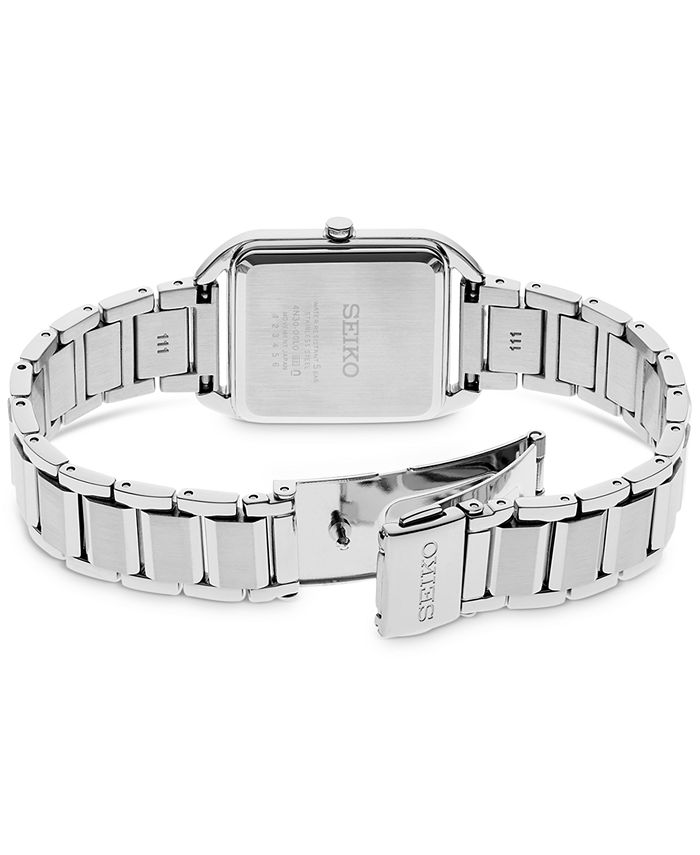 Seiko Women's Essentials Stainless Steel Bracelet Watch 26mm Macy's
