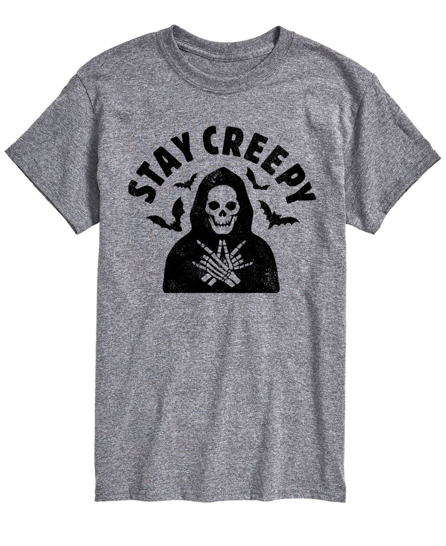 Мужская футболка AIRWAVES Stay Creepy Classic Fit, цвет: Серый — фото 1