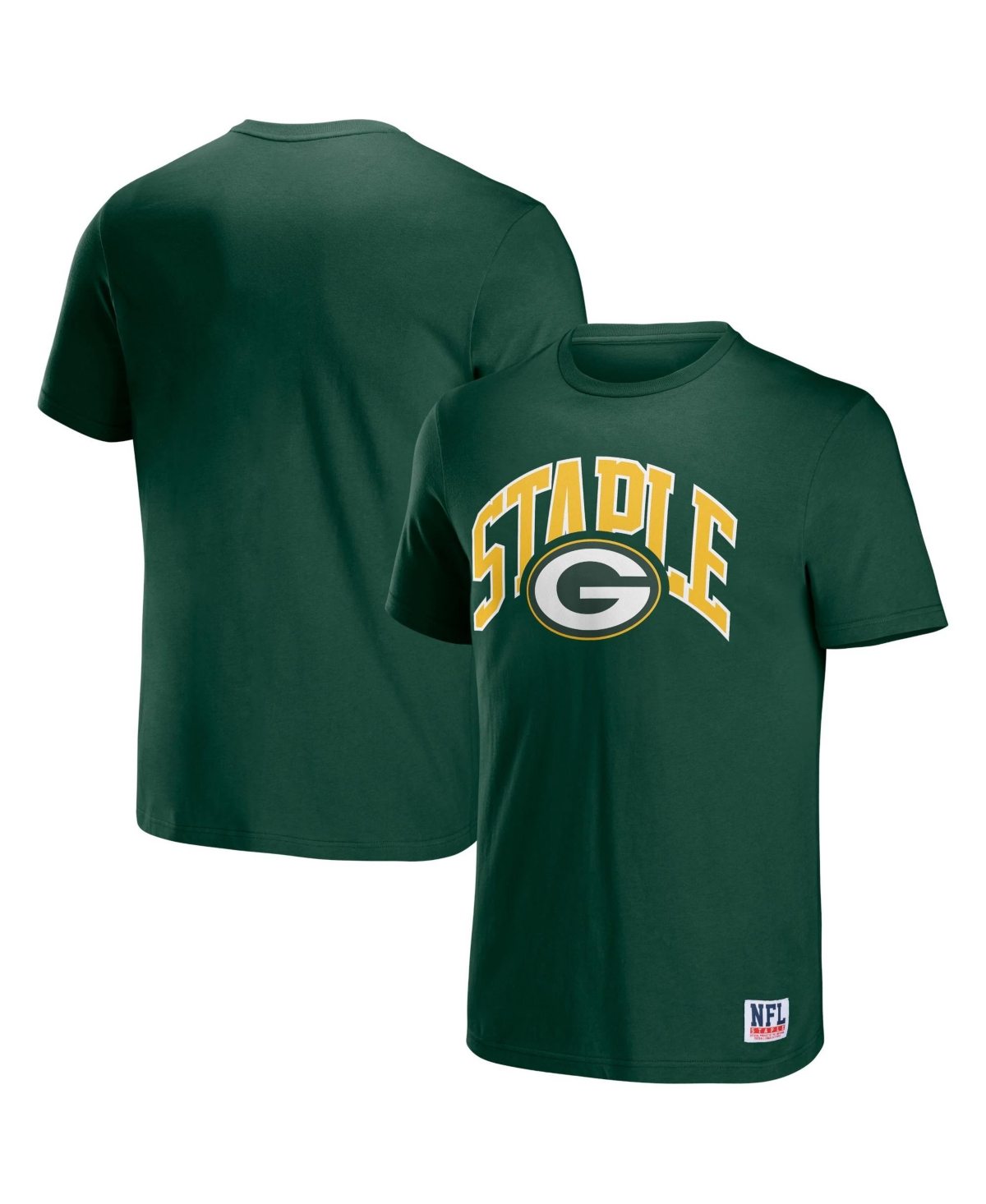 Men's Nfl X Staple Hunter Green Green Bay Packers Lockup Logo Short Sleeve T-shirt - Hunter Green
