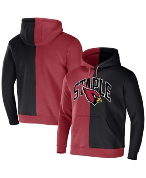 Мужское худи NFL Properties NFL X Staple Cardinal, Black Arizona Cardinals Split Logo Pullover