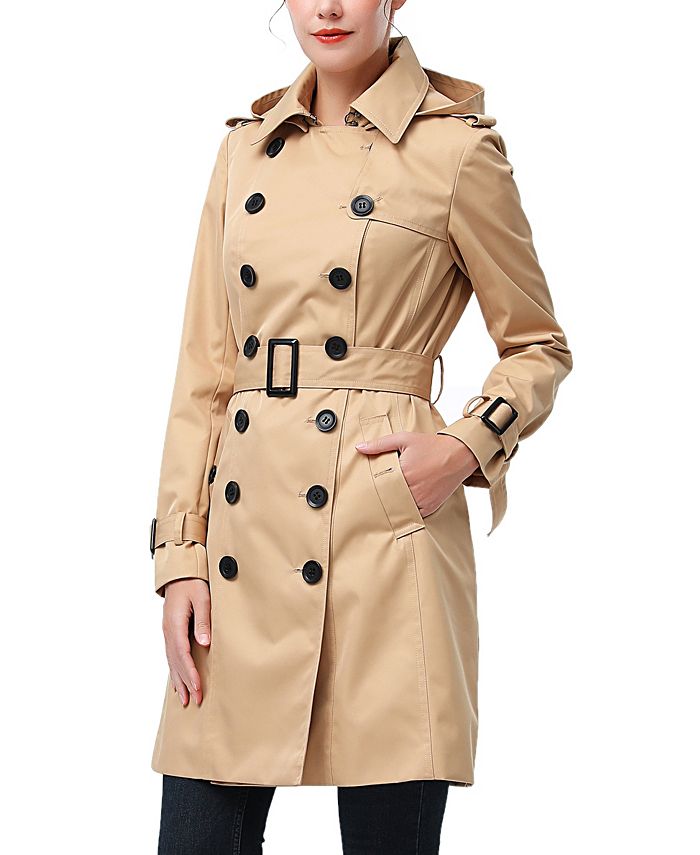 kimi + kai Women's Adley Water Resistant Hooded Trench Coat & Reviews ...