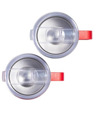 Cambridge Stackable Snowflake Insulated Coffee Mugs, Set of 2