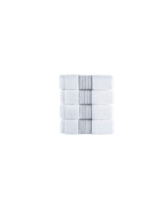 Rope Stripe Border Bath Towels