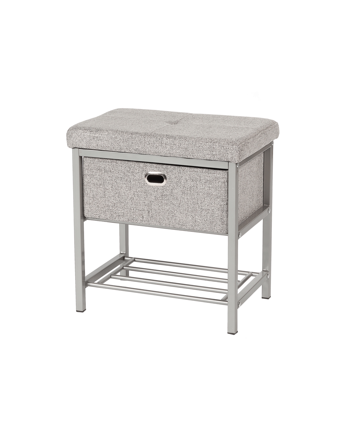 Neatfreak Single Seat Bench With Drawer In Gray