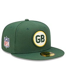 Men's Green Green Bay Packers 2022 Sideline 59FIFTY Historic Fitted Hat