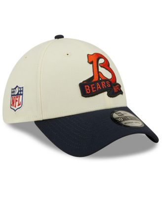 New Era Men's Cream And Navy Chicago Bears 2022 Sideline 39THIRTY 2 ...