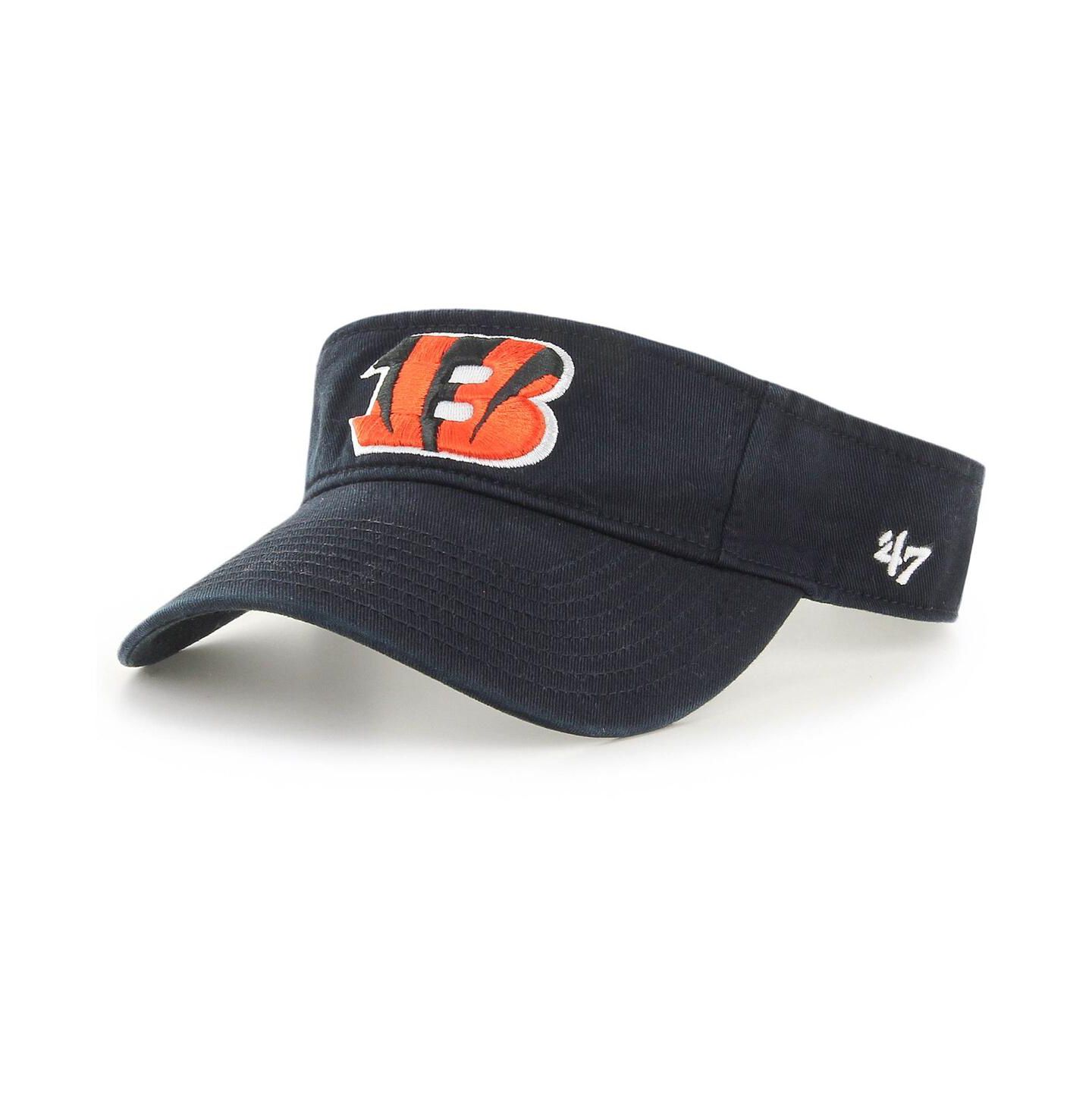 Мужские козырьки '47 Brand Black Cincinnati Bengals Clean Up — фото 1