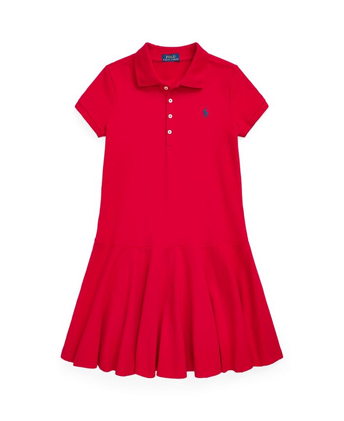 Polo Ralph Lauren Big Girls Stretch Cotton Mesh Polo ...