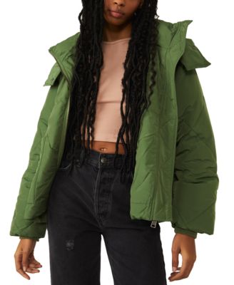 Hooded Emmy Swing Puffer Coat 