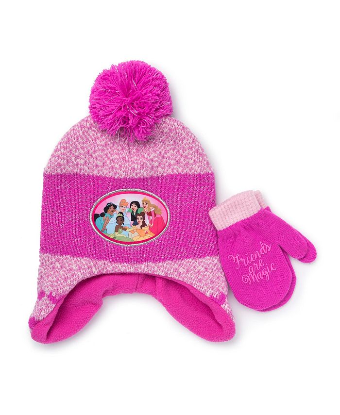 Berkshire Toddler Girls Character License Cold Weather Hat and Gloves
